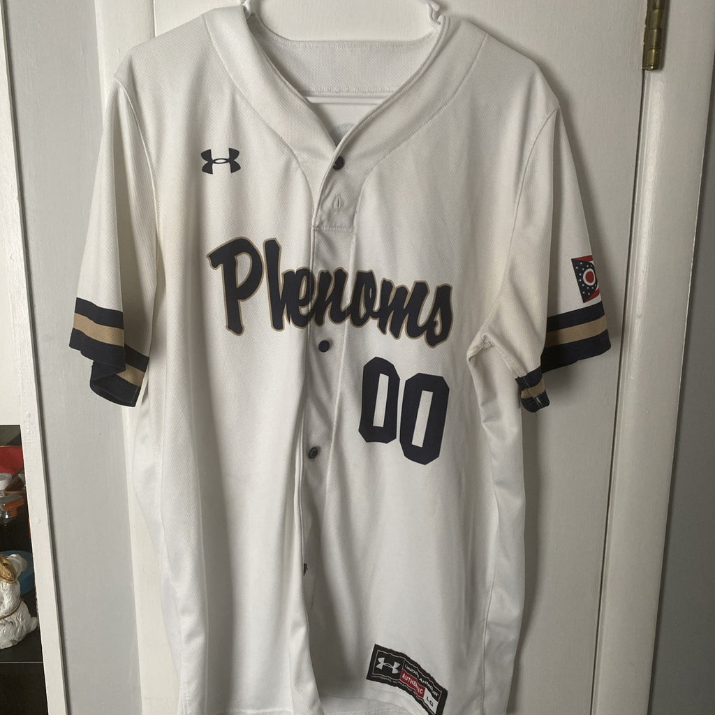Under Armour Phenomenon Baseball Jersey With Ohio Flag On Sleeve