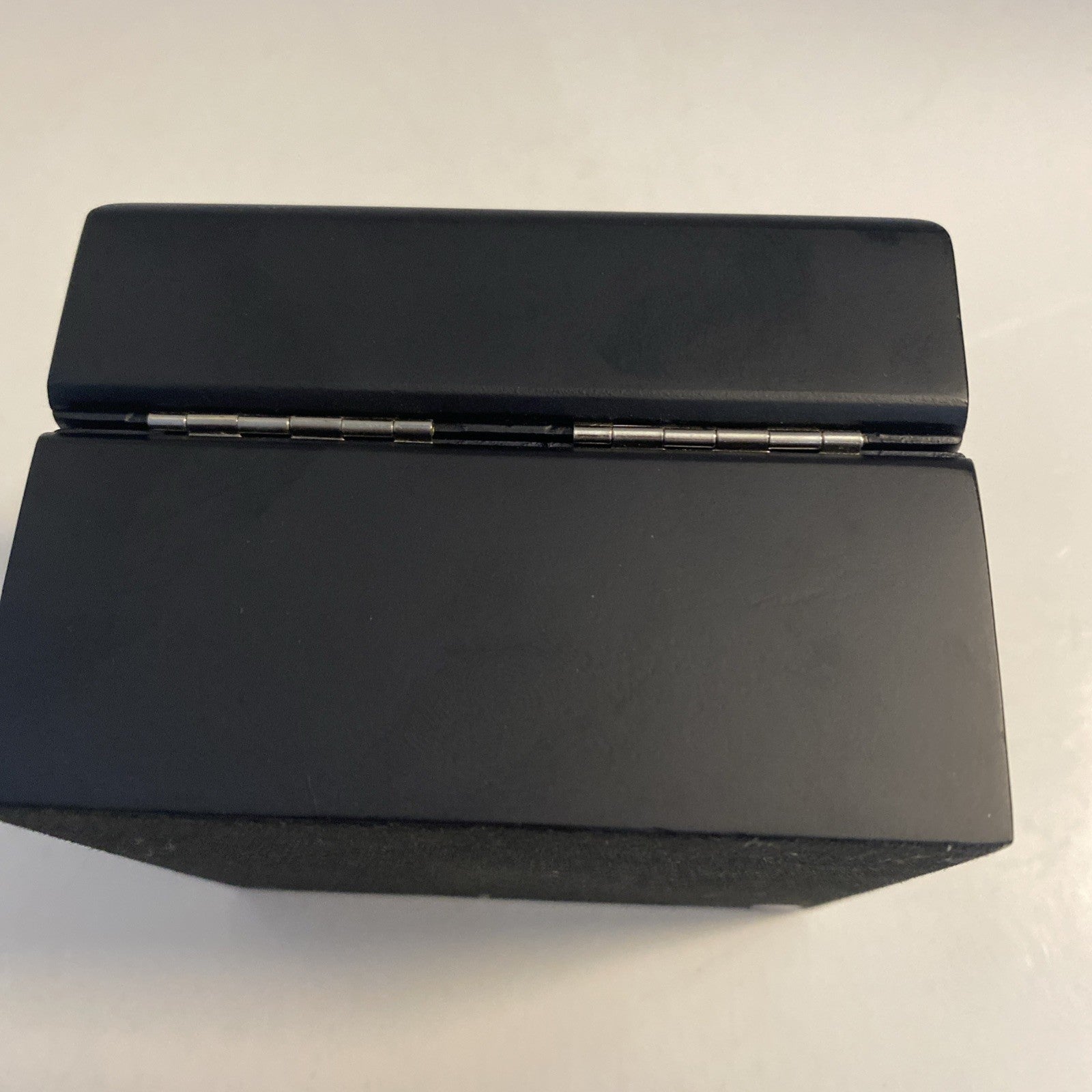 Classic Square Watch or Jewelry Box 3.75" X 3.75" X 3" Glitter Clear Top