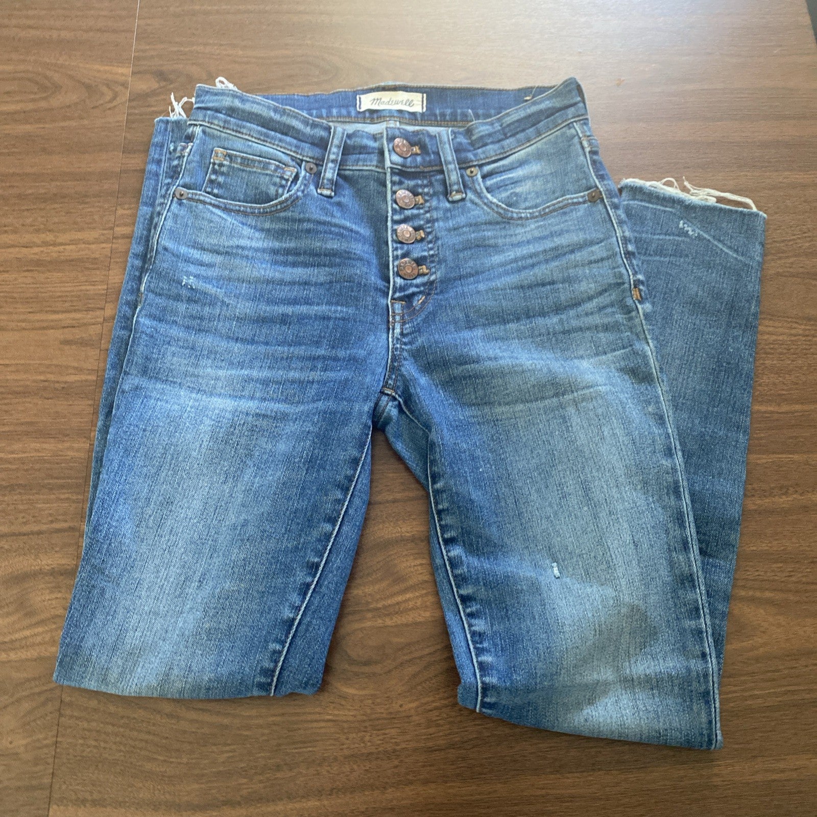 Madewell  Women's Size 25 Jeans 9" High Riser Skinny SkinnynGray Washed