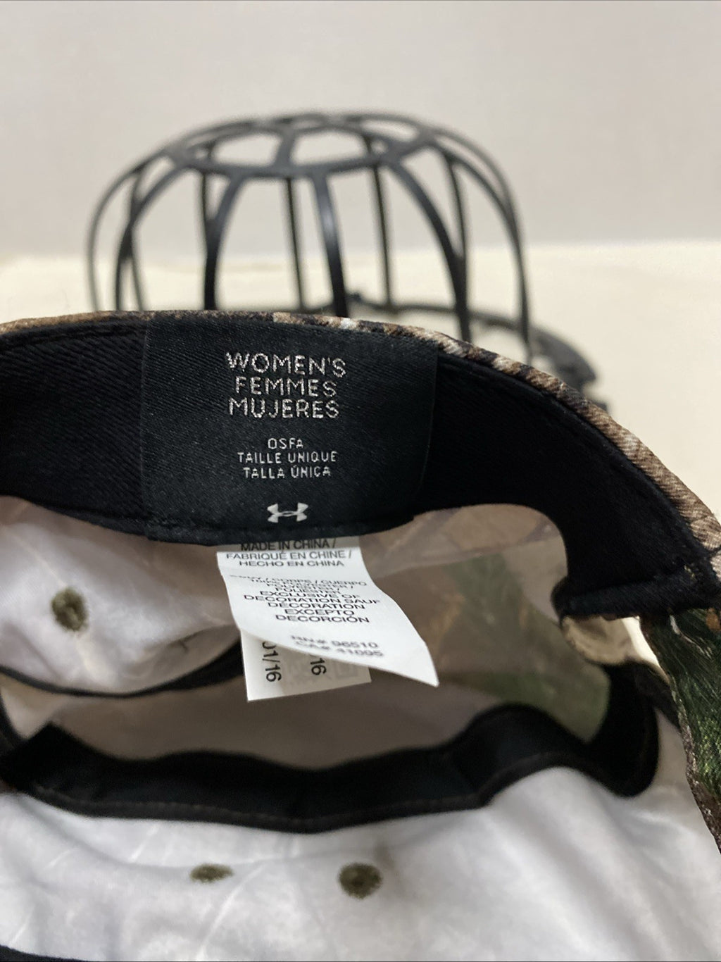 Under Armour Womens Realtree Camo Cadet Hat Cap Hunting Camouflage