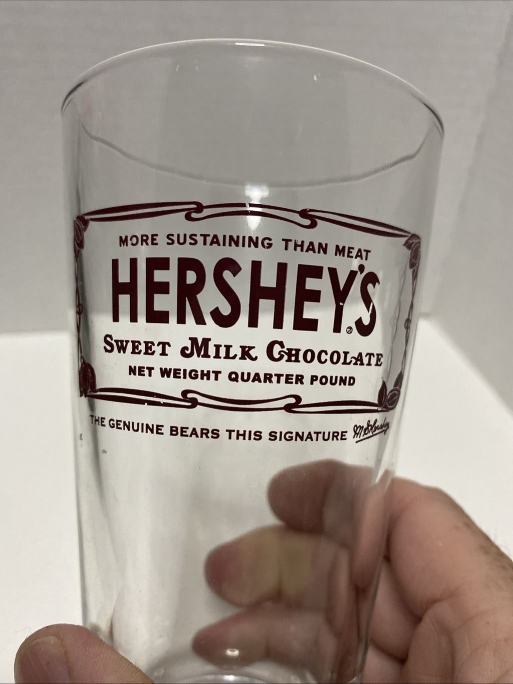 Hershey 16 Oz Drinking Glass
