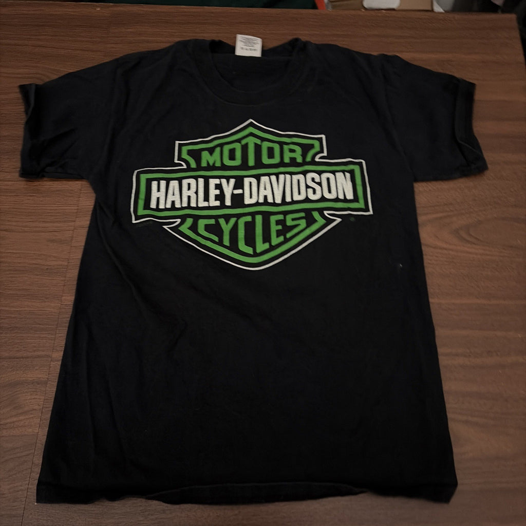 Savanna Harley-Davidson St. Patrick’s Day T-Shirt Black And Green Men’s Small