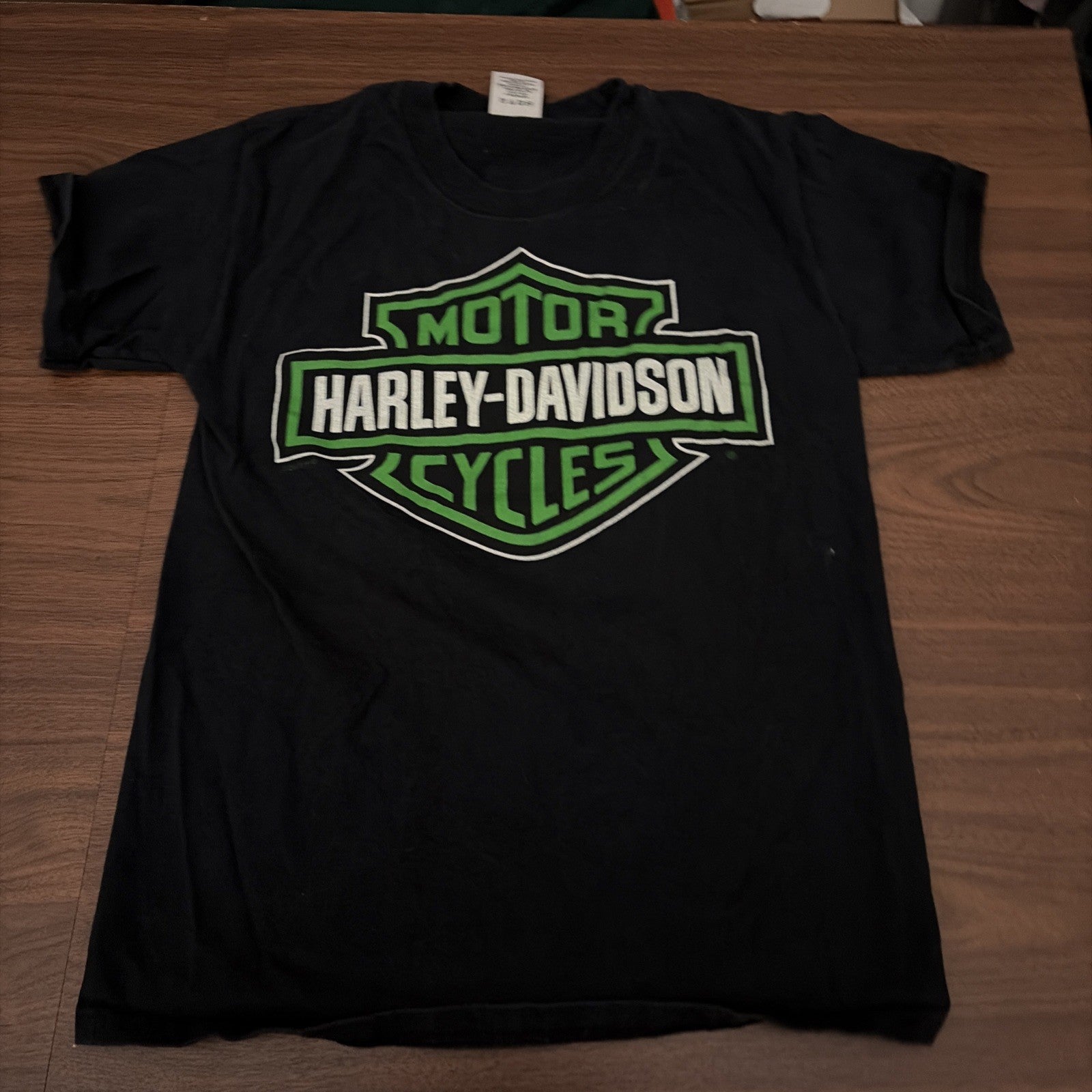 Savanna Harley-Davidson St. Patrick’s Day T-Shirt Black And Green Men’s Small