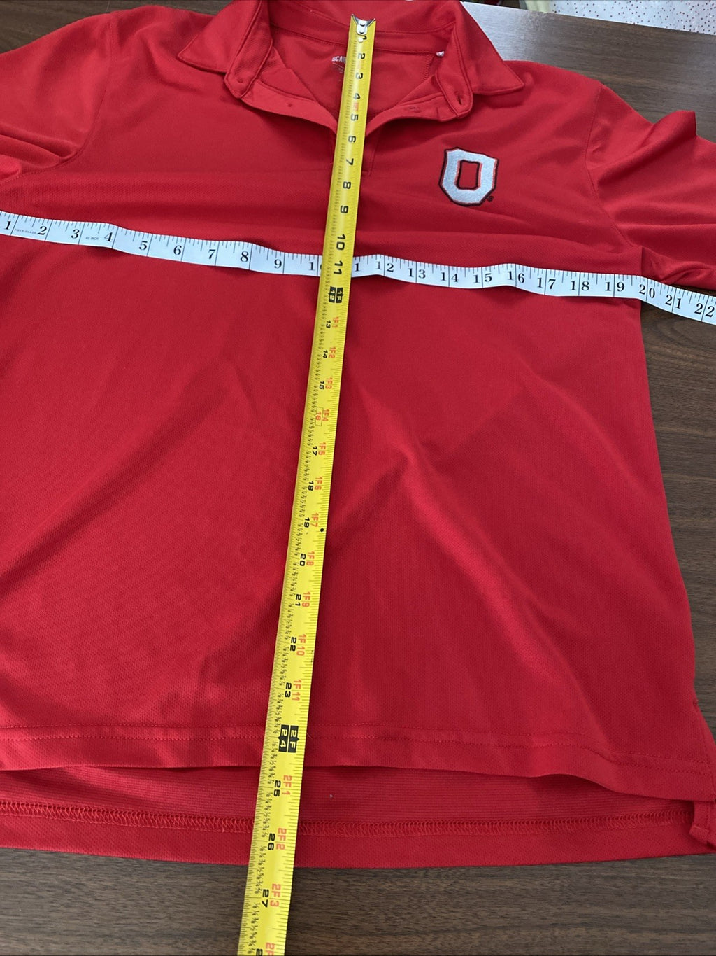 Scarlet and Gday Ohio State University buckeyes polo men’s medium read free ship