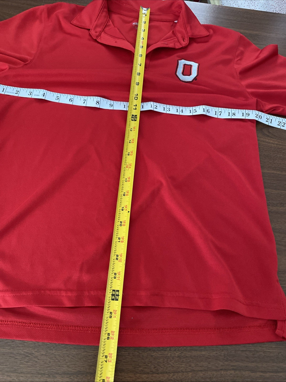 Scarlet and Gday Ohio State University buckeyes polo men’s medium read free ship