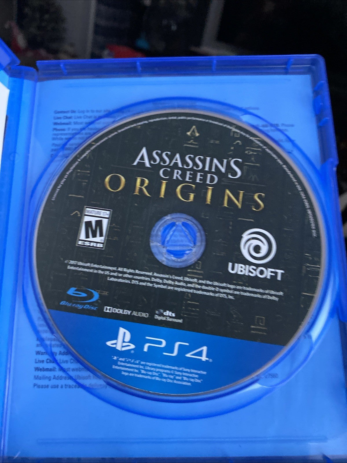 Assassin's Creed Origins Sony PlayStation 4 Game with Case