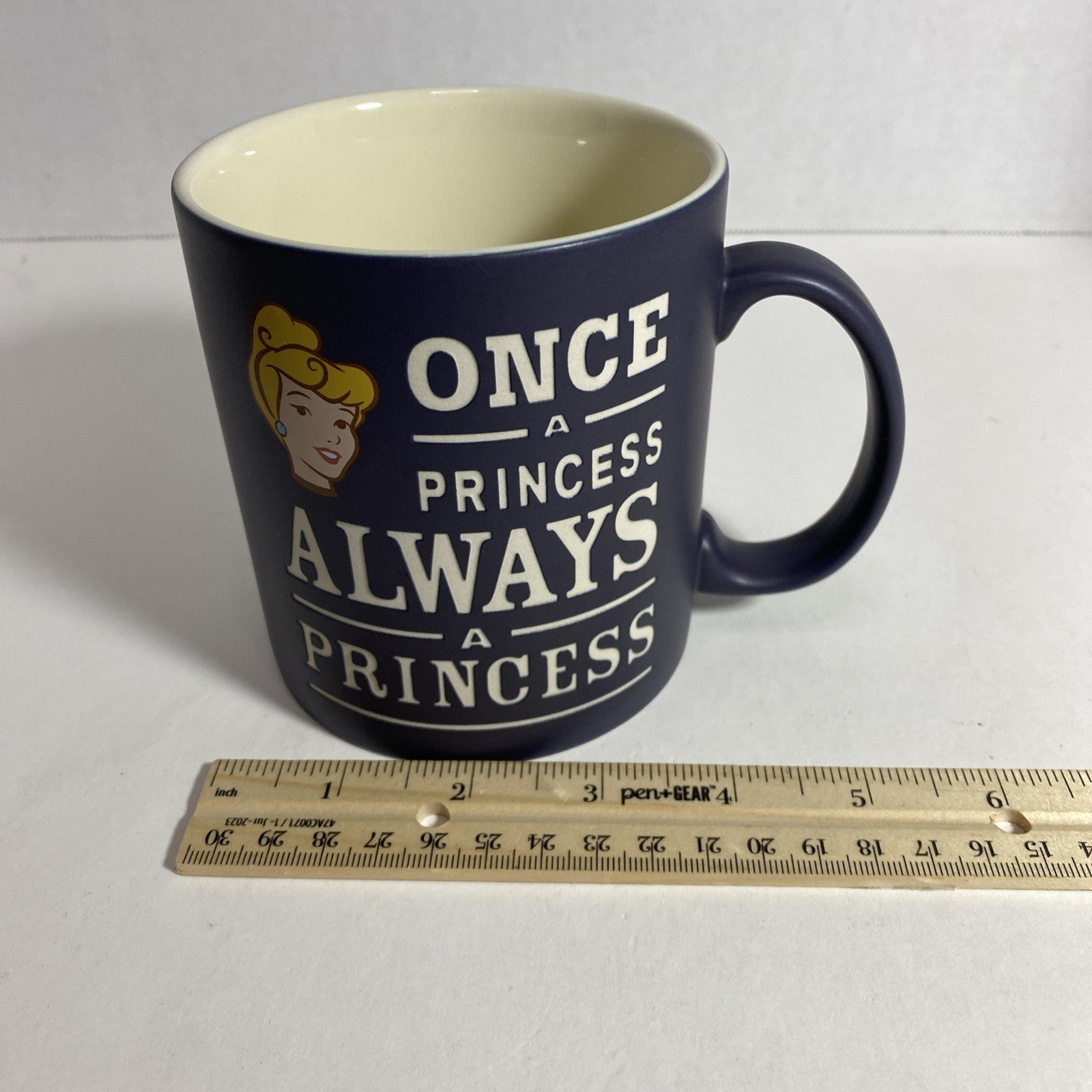 Walt Disney Parks Cinderella  Mug - Once a Princess Always a Princess -Purple