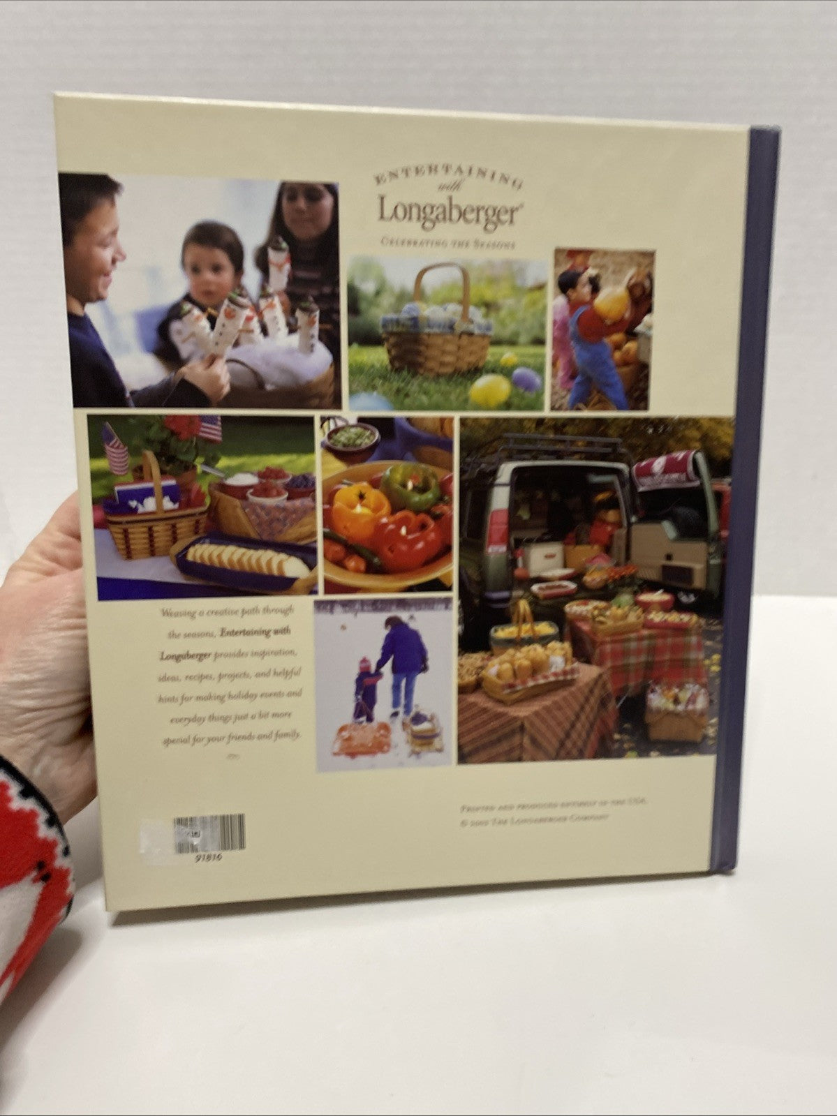 Entertaining With LONGABERGER - Celebrating The Season Cookbook  2003