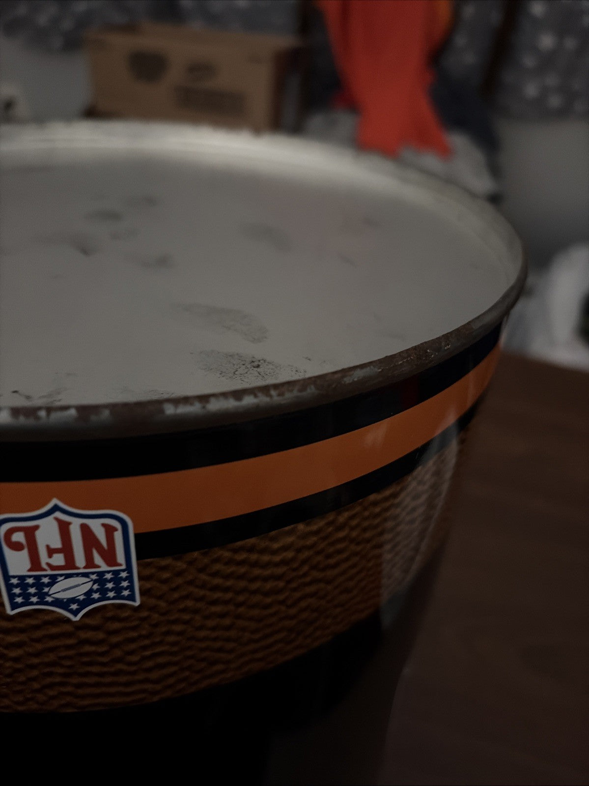 Cincinnati Bengals Vintage Wincraft Metal Wastebasket 10 X 19.5 Inches