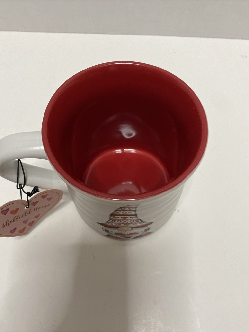 BELLE MAISON Take Me Gnome With You-Heart Gnome Mug 16oz Coffee Tea Cocoa