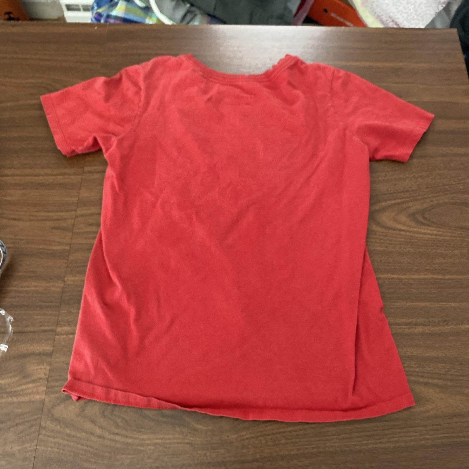 NIKE Tee Boys Red OSU Ohio State Buckeye Short Sleeve T Shirt Size M Just Do It