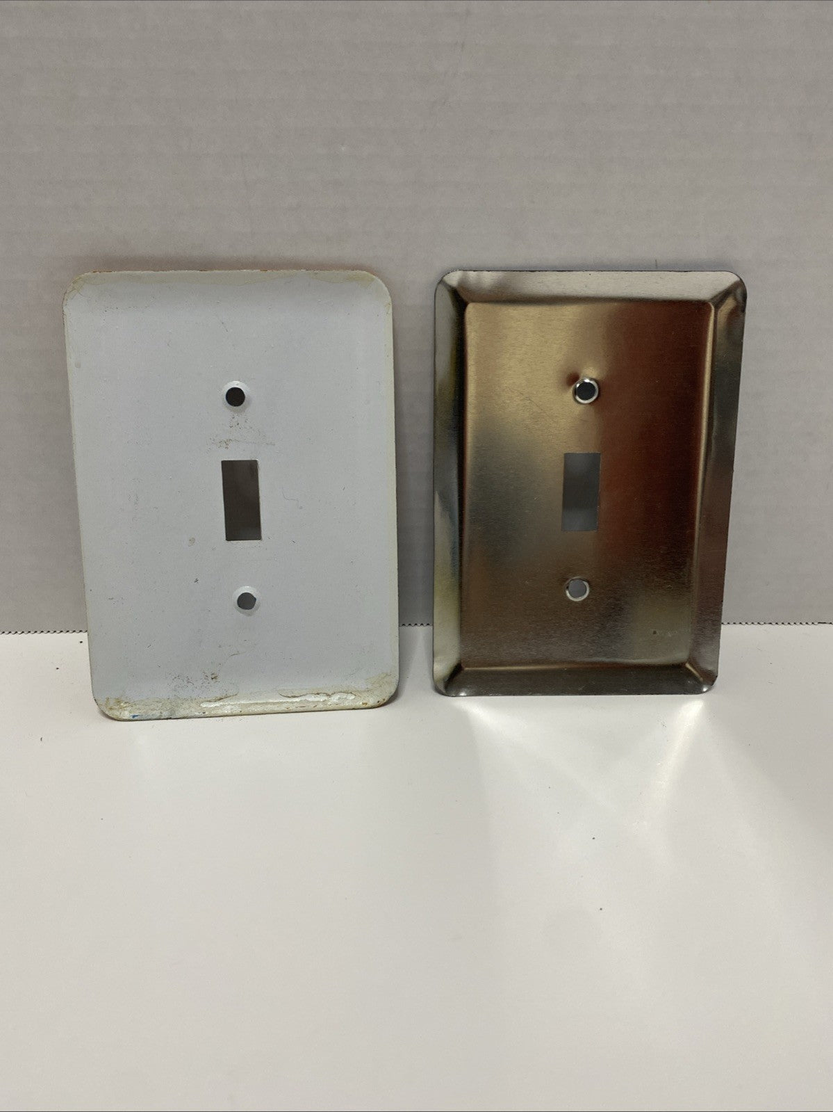 Wonder woman and Captain America light switch covers 3 x 5 metal