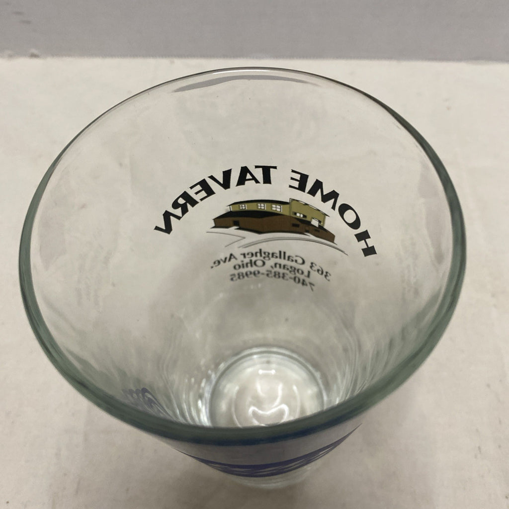 BUD LIGHT  BEER GLASS, HEAVY GLASS 6" TALL, 14 OZS