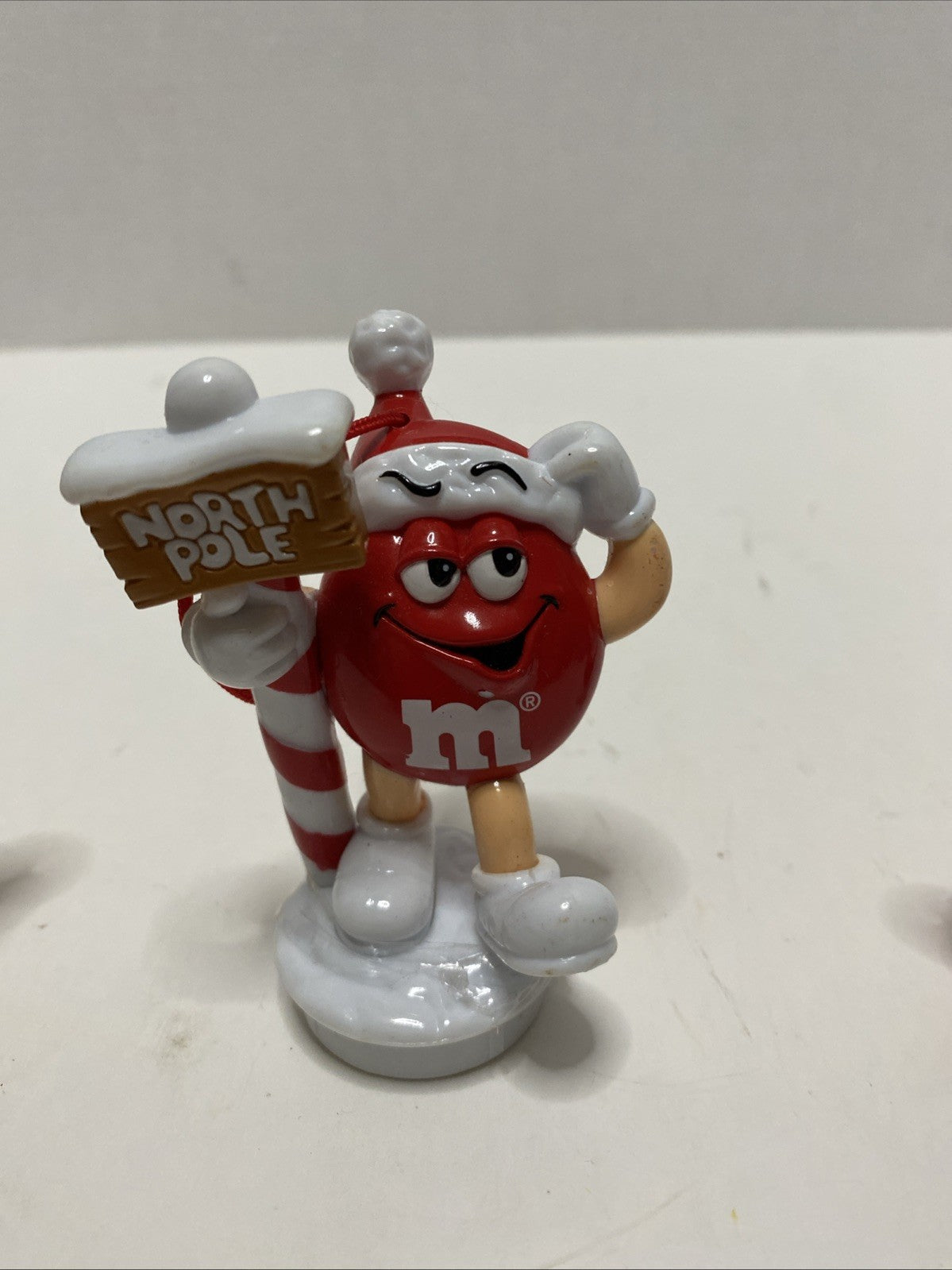 vintage M&M Christmas Ornament Candy Topper 3 Characters