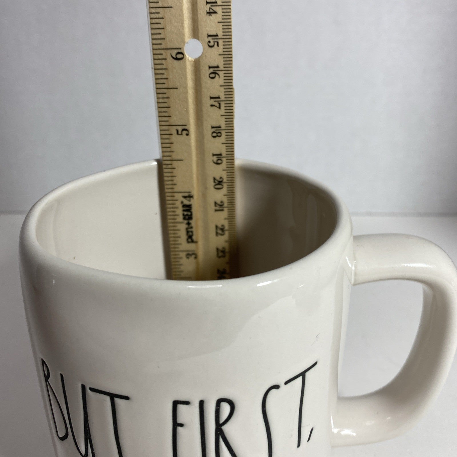 RARE Rae Dunn  But First Coffee Mug