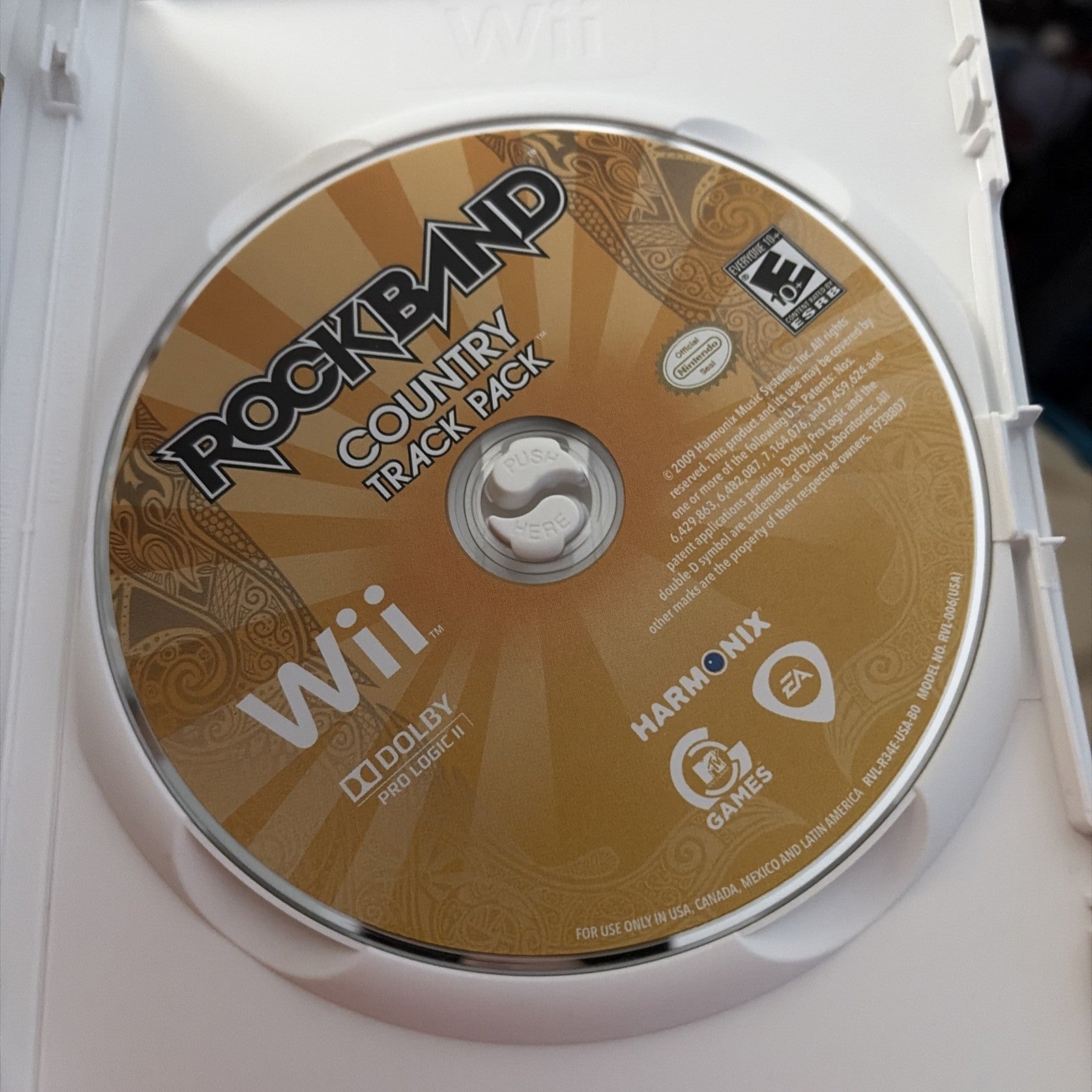Rockband Country Track Pack Nintendo Wii Complete With Manual CIB Tested Working