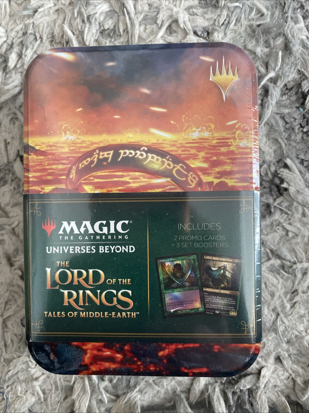 Magic the Gathering The Lord of the Rings "THE RING"  Retail Tin New Sealed LOTR
