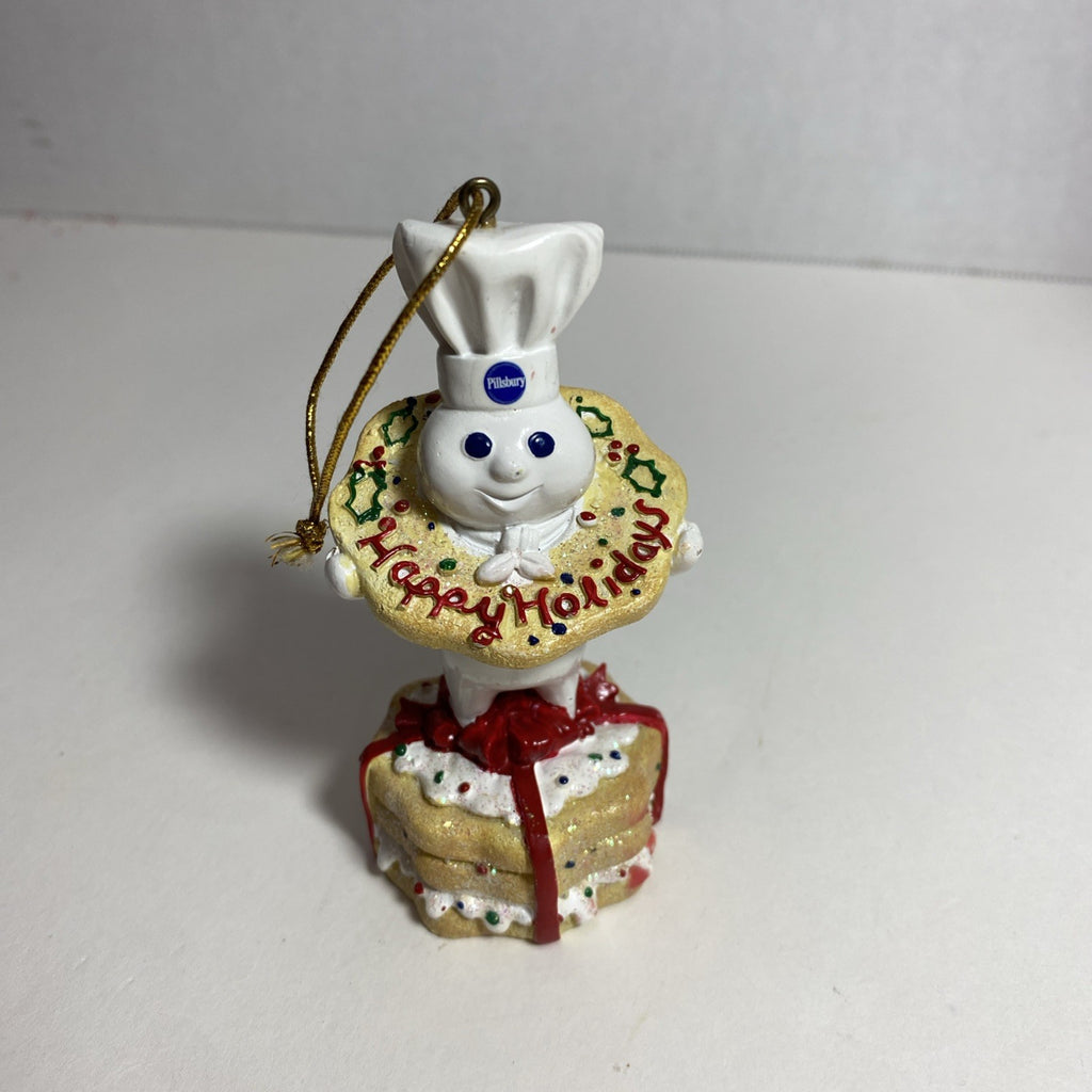 Vintage 2003 Pillsbury Dough Boy Shortbread Sugar Cookies Christmas Ornament 4"