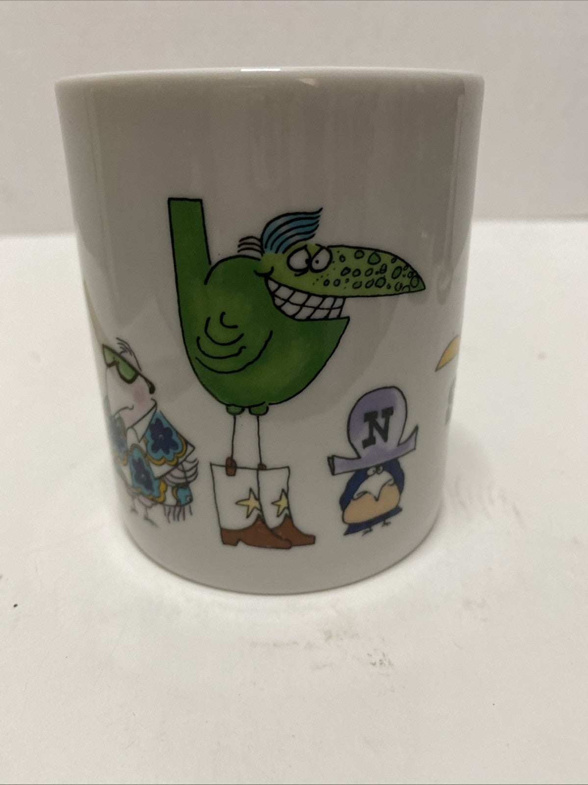 Message Mugs I Work With Some Strange Birds Coffee Mug Cup Japan