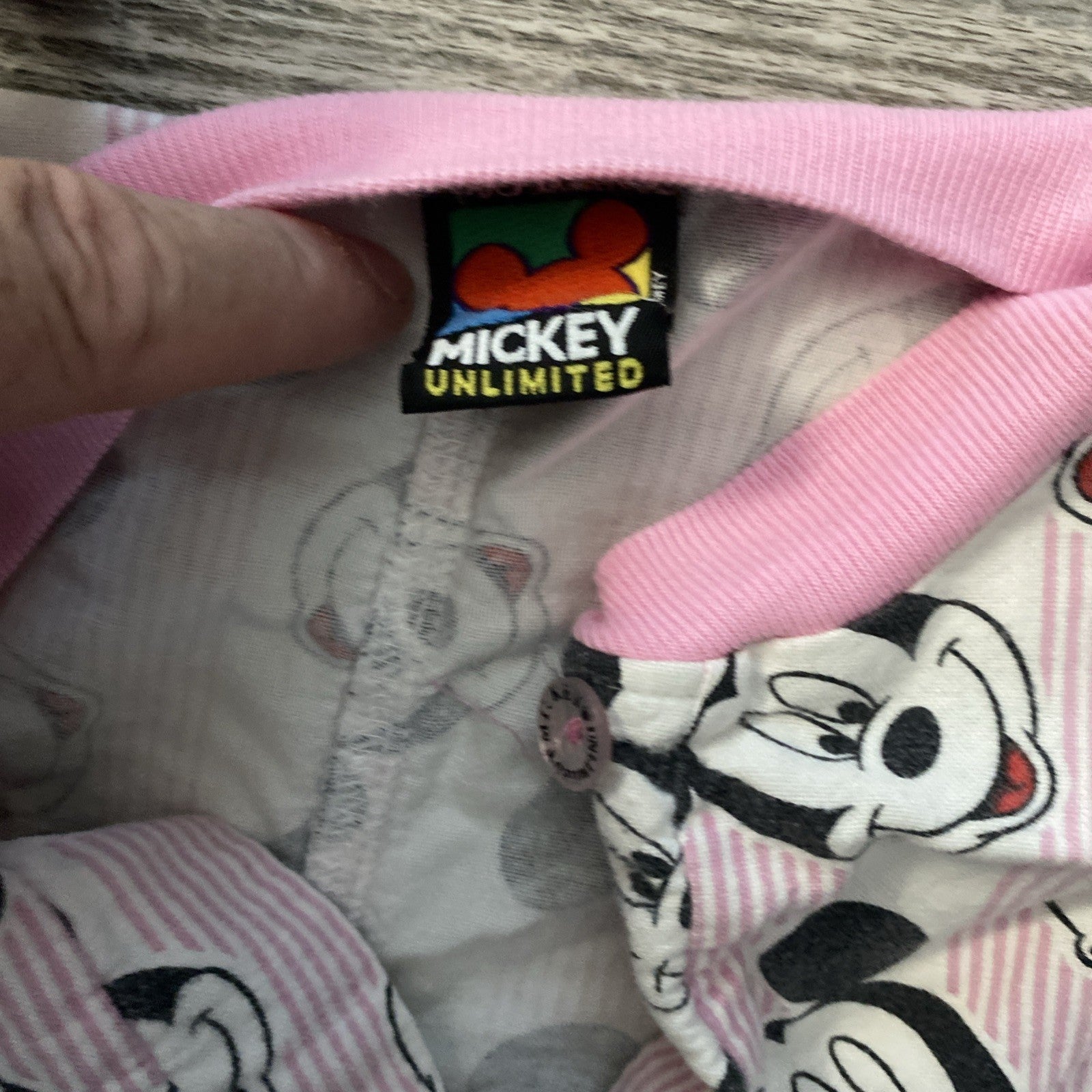 Ladies Mickey Mouse longsleeve night shirt size large free shipping