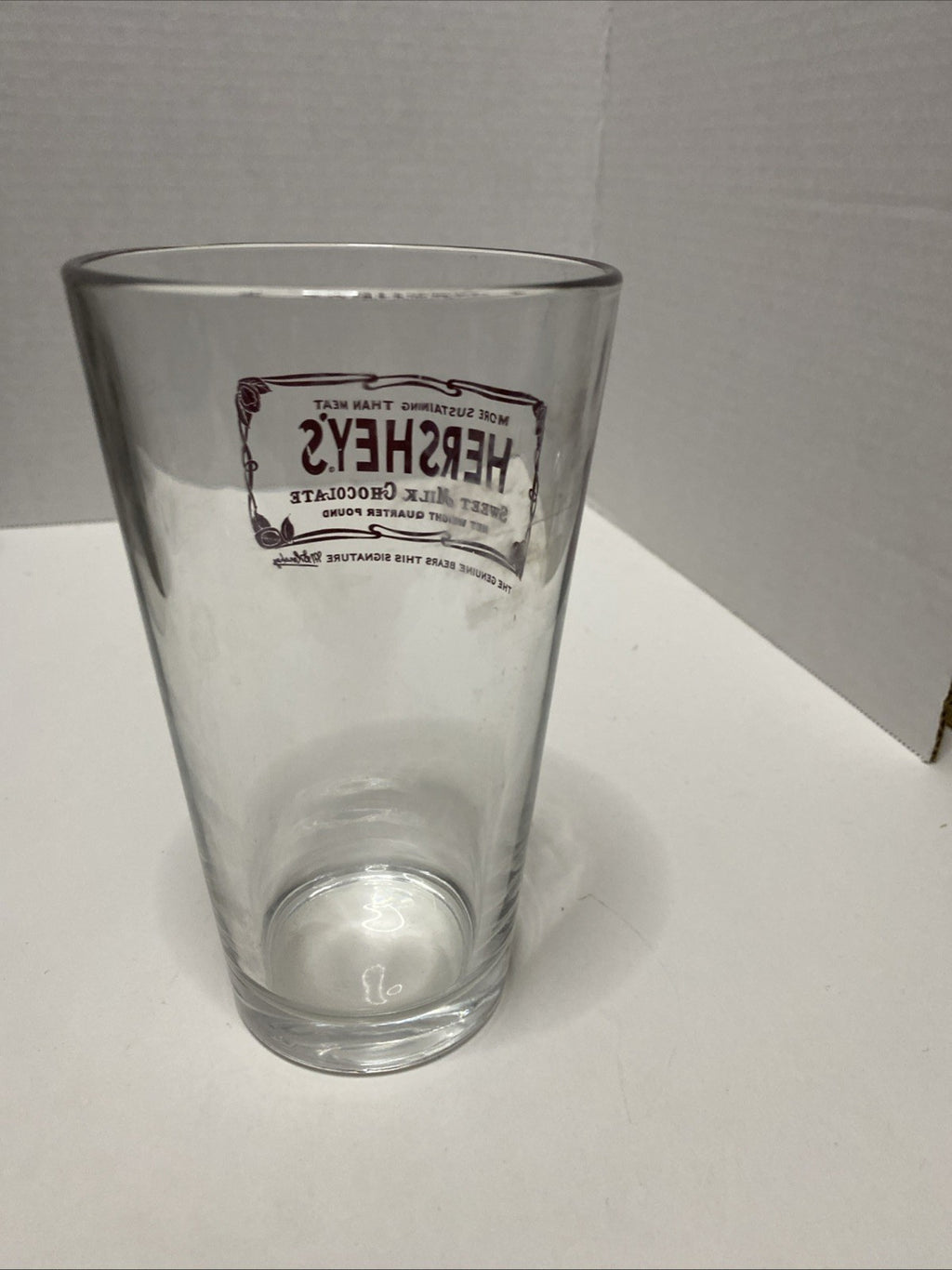 Hershey 16 Oz Drinking Glass