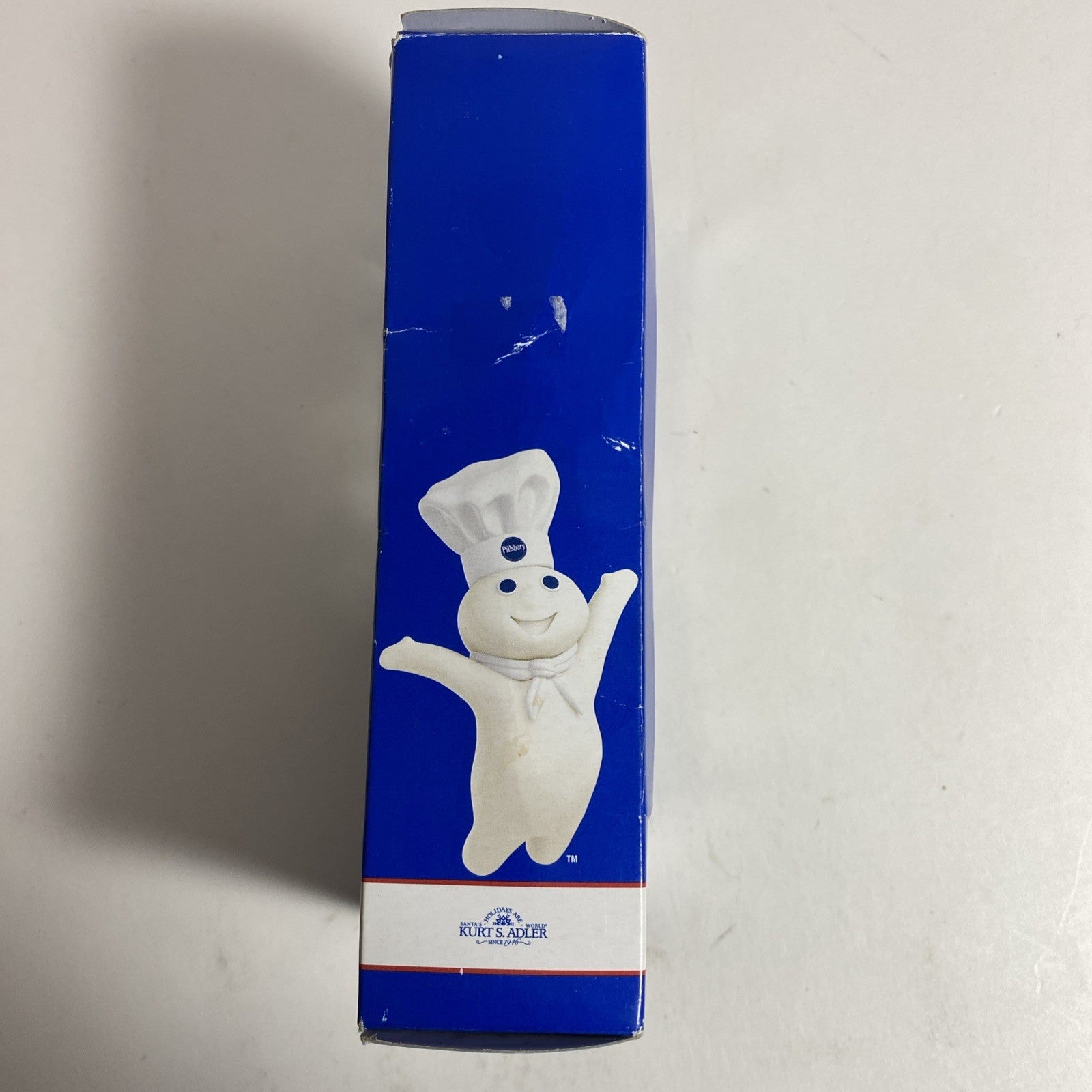 Set Of 5 Mini Pillsbury Doughboy Christmas Ornaments In Box Vintage