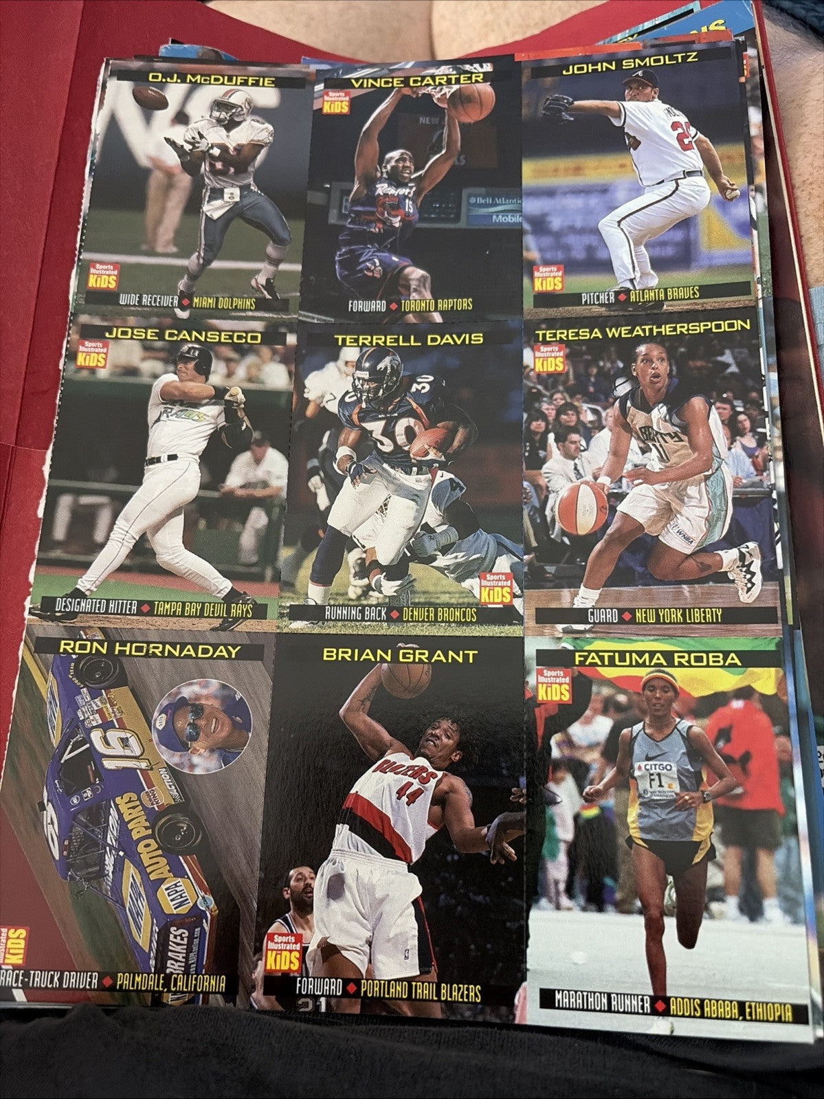 Sports Illustrated For Kids Aug 1999 MAG + Cards Randy Johnson Vintage COLLECTIB