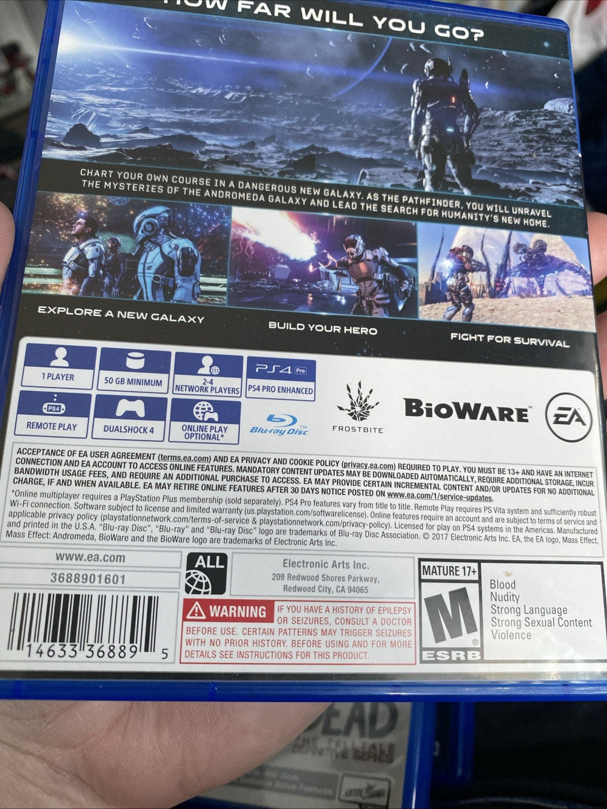 Mass Effect Andromeda (Playstation 4) (Preowned)
