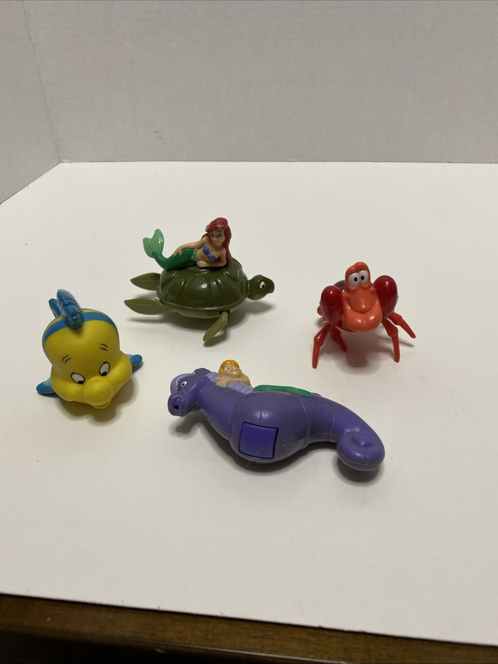 Burger King 1993 - The Little Mermaid - Complete Set of 4