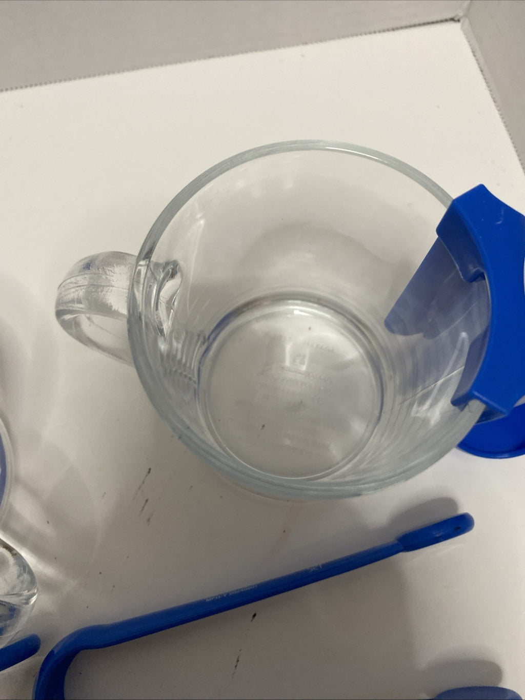 USED GOOD- Set of 2 Oreo Dunking Mug Glass Sets With Tongs