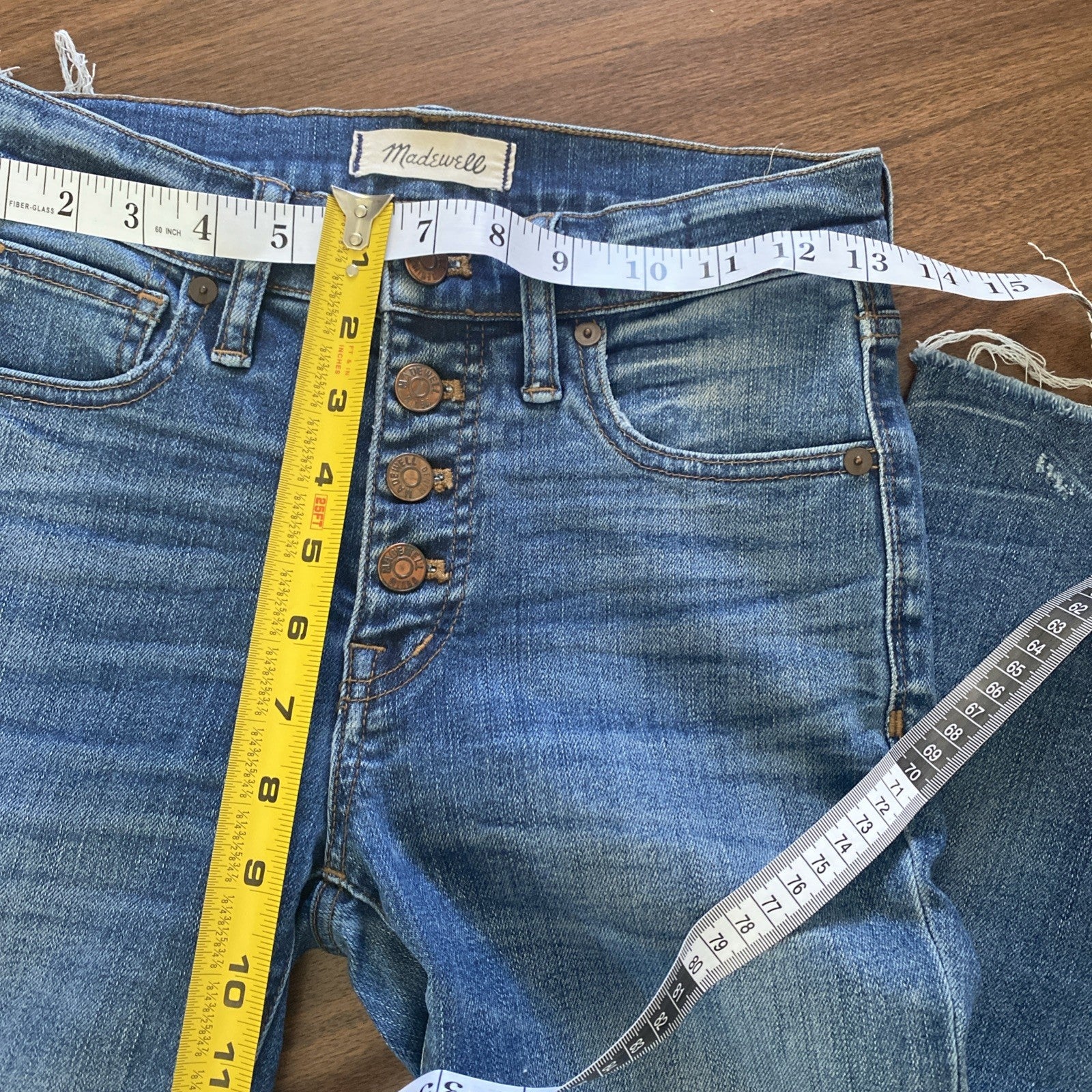 Madewell  Women's Size 25 Jeans 9" High Riser Skinny SkinnynGray Washed