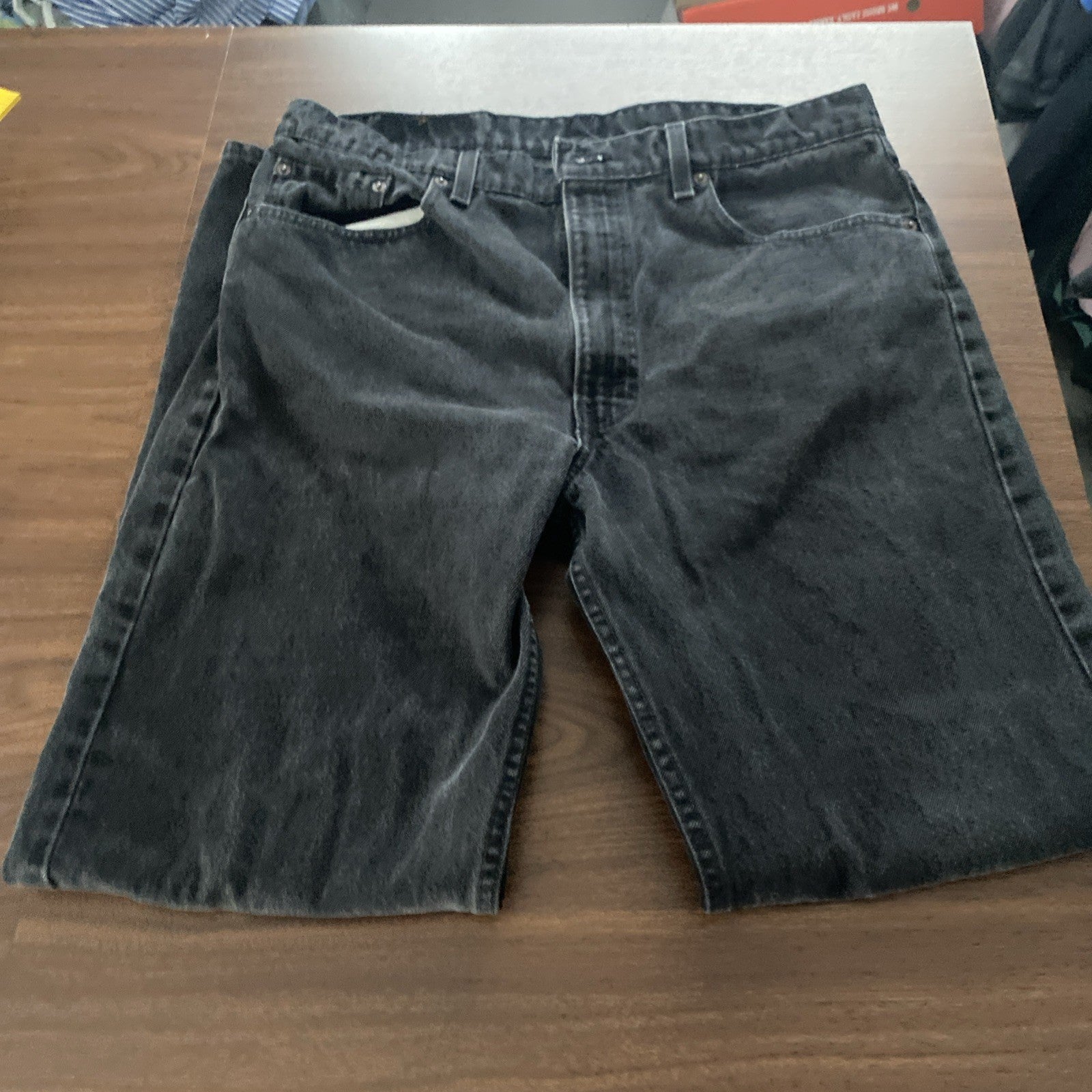 Levi jeans 38X 34 black denim jeans