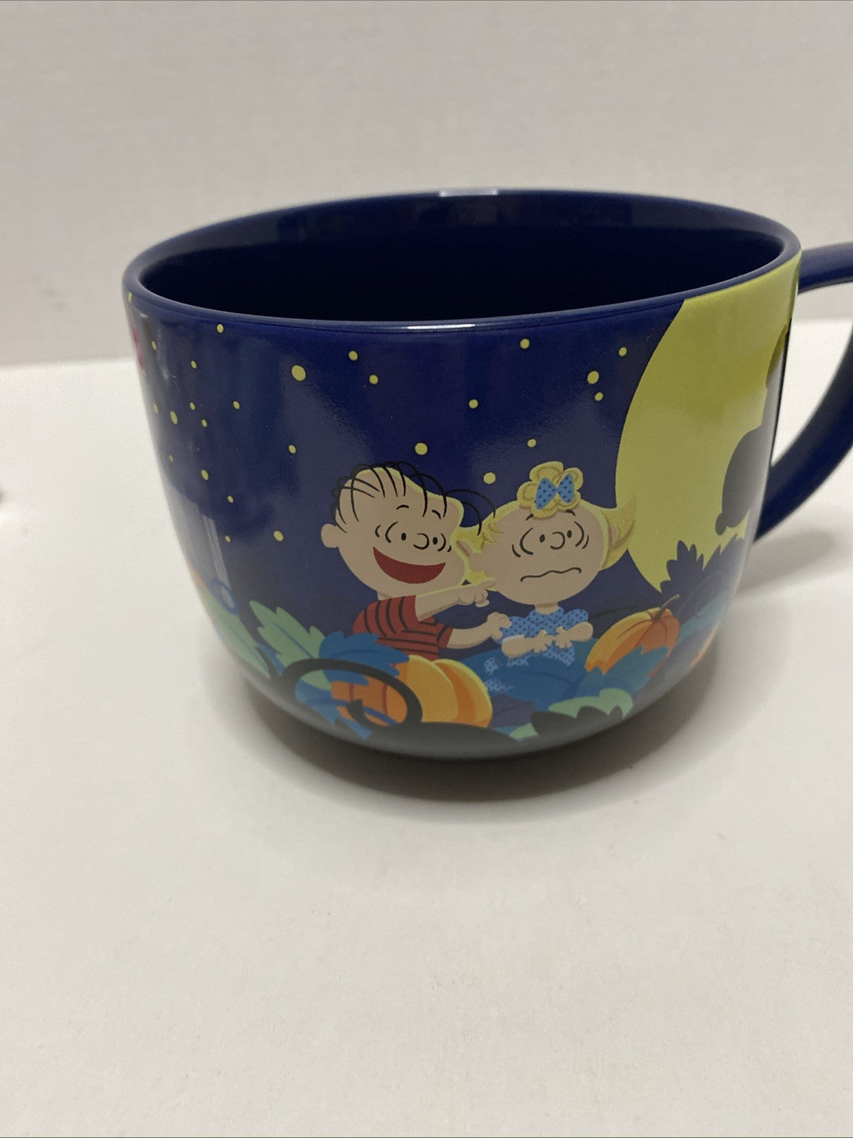 RARE Hallmark 2021 Peanuts-Welcome Great Pumpkin-Snoopy Halloween BIG Coffee Cup