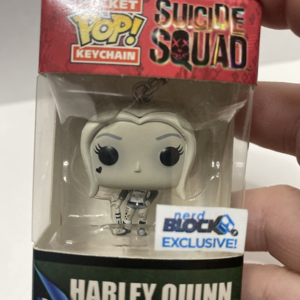 Harley Quinn Suicide Squad Pocket Funko Pop Keychain / Nerd Block Exclusive