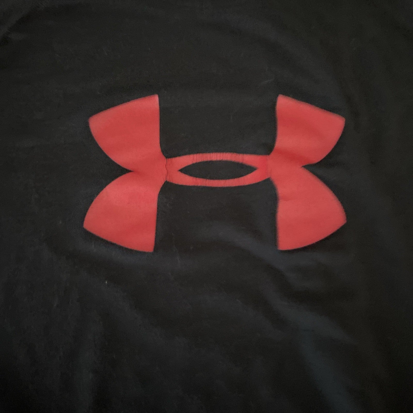 UNDER ARMOUR Heat Gear Black Youth Boys Girls Sport Shirt Sz LARGE