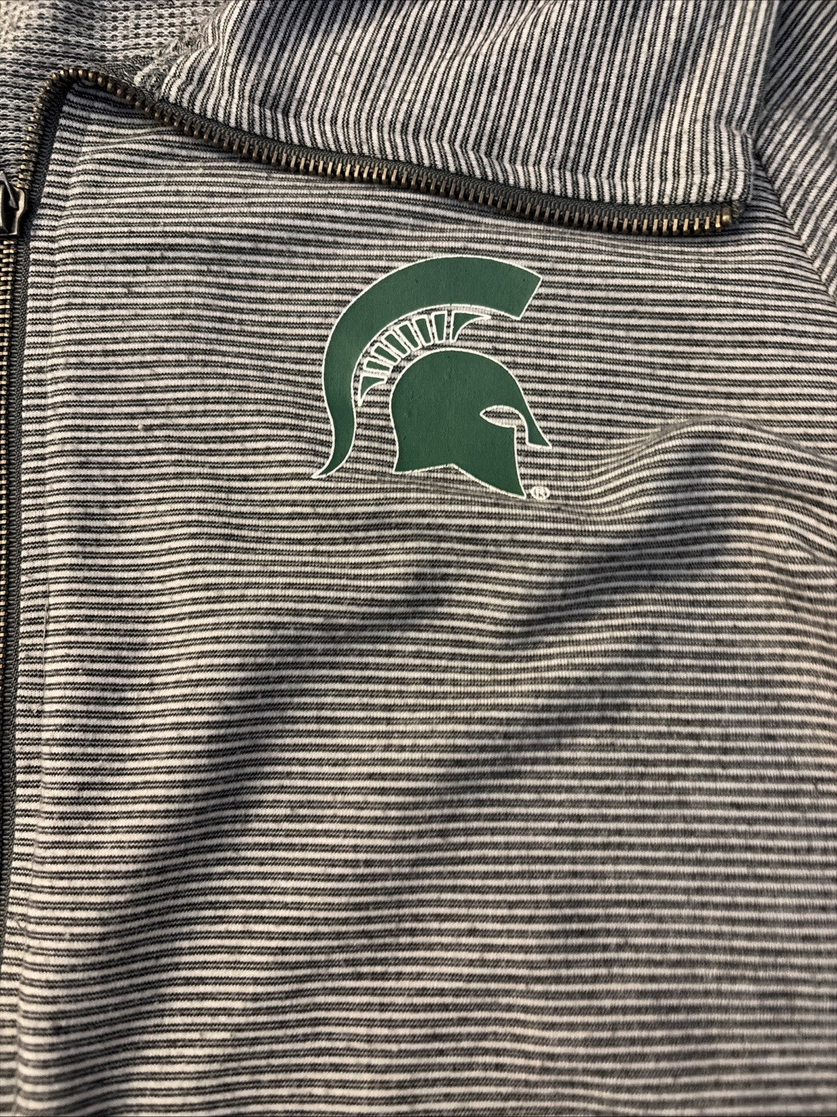 Colosseum Women’s Large Michigan State Spartans Zip Up Jacket