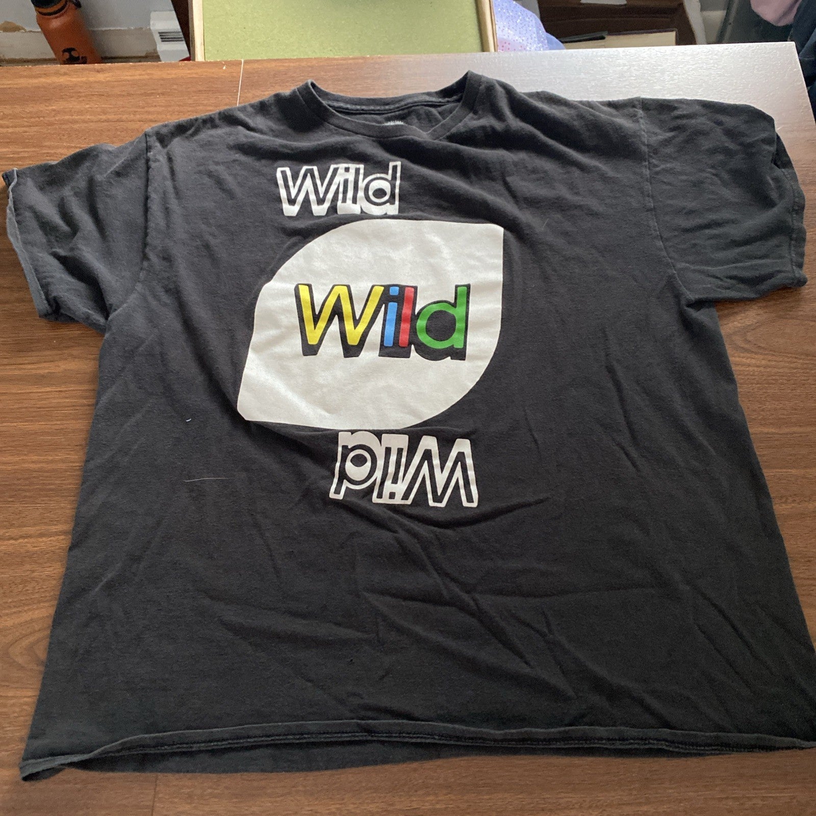 Mattel Mens Black Wild Wild Wild Card Tee Shirt Size XL