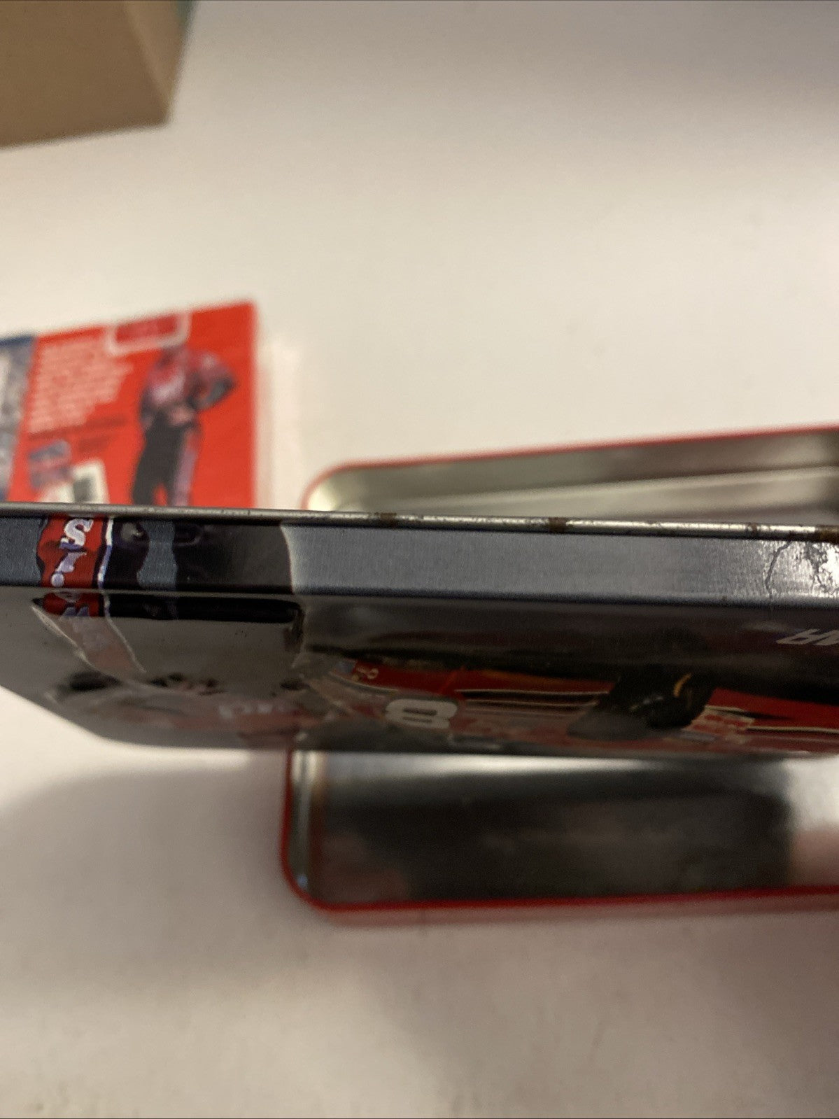 2000 Nascar Dale Earnhardt Jr #8 Embossed Metal Tin w/2 Decks Playing Cards NIB