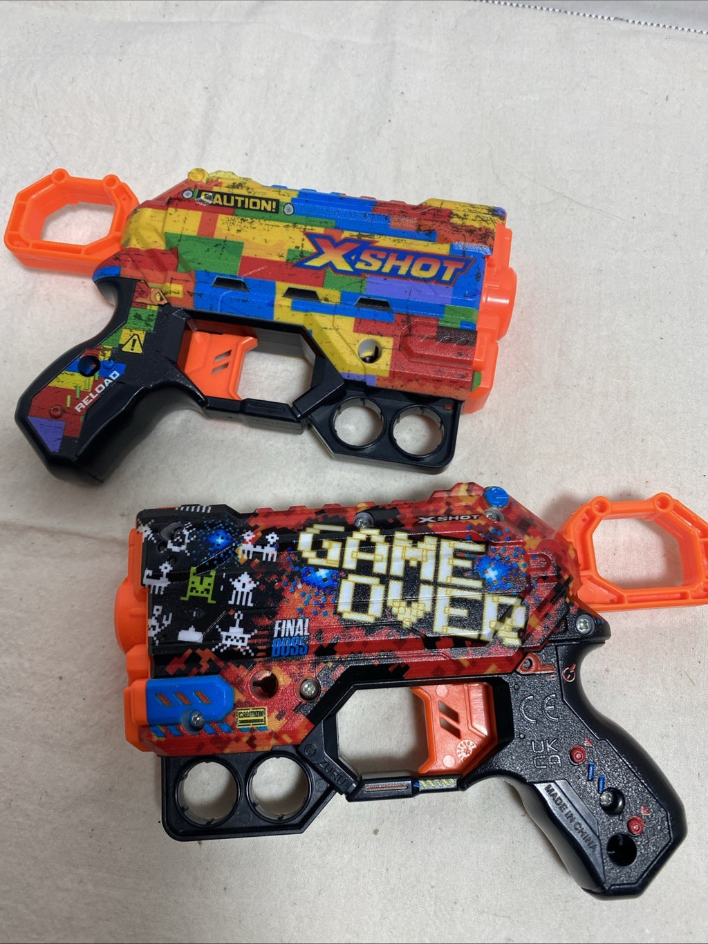 2 Nerf X-Shot Pistols Game Over Special Ops