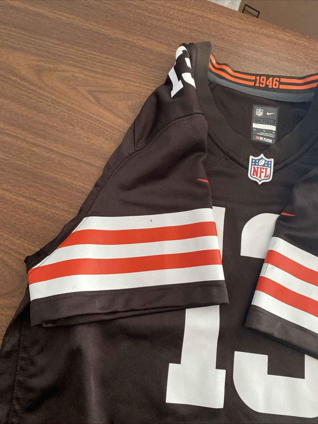 Nike On Field Limited Cleveland Browns Odell Beckham Jr Jersey Size XL