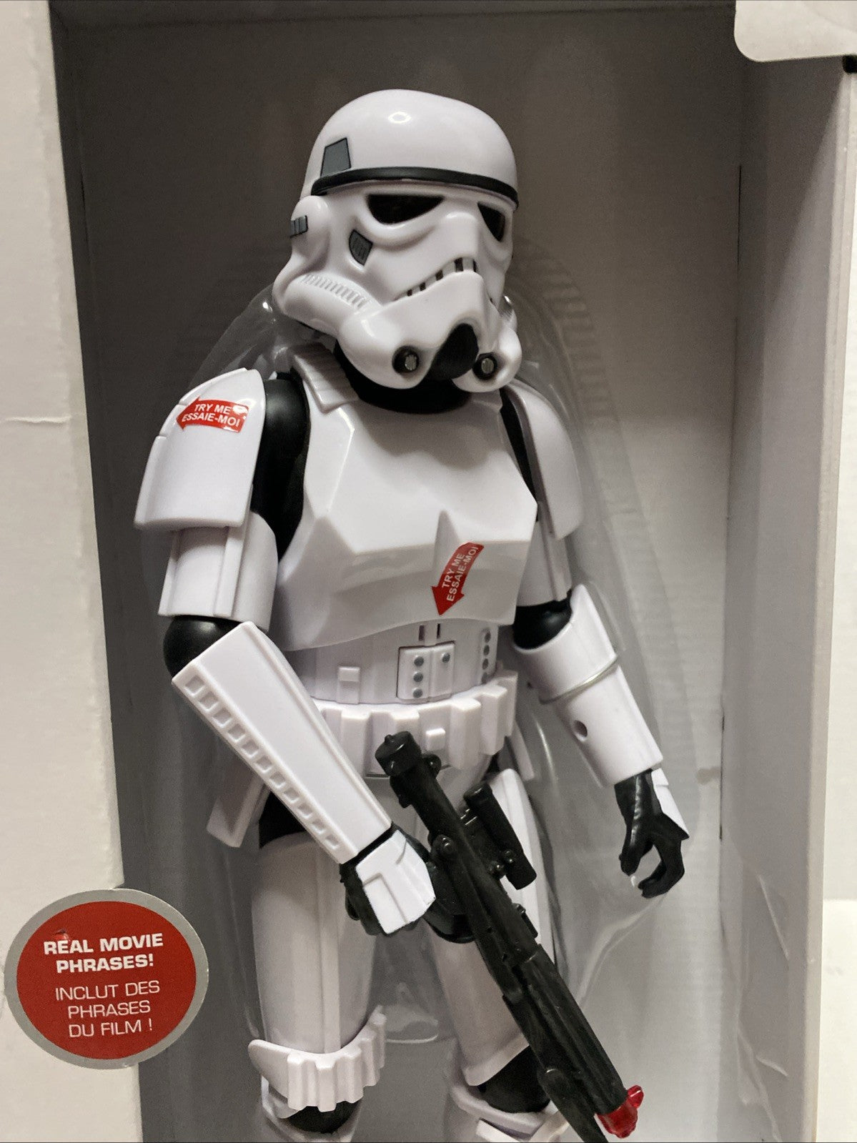 Disney Store STAR WARS Talking STORMTROOPER 13" Figure NIB