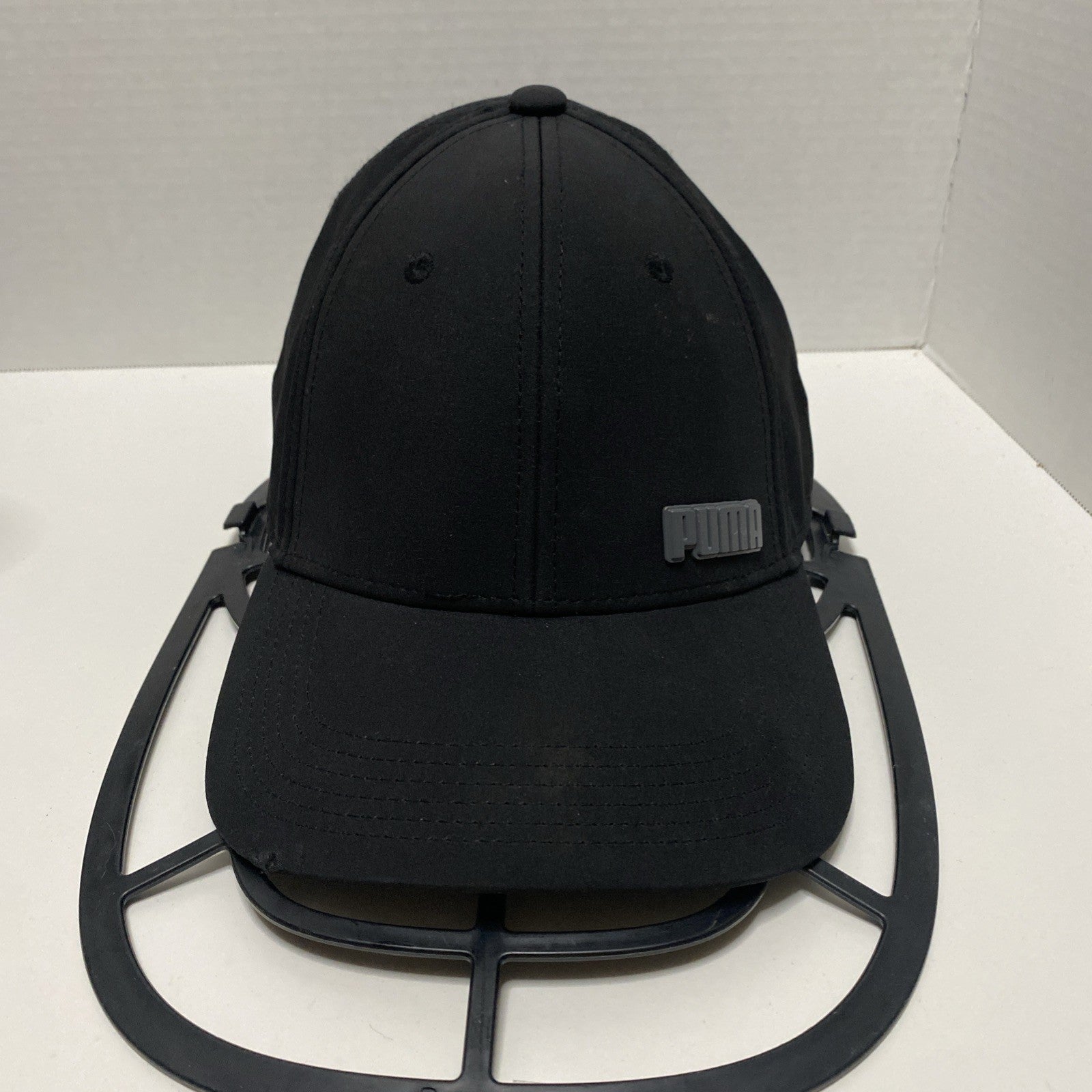 Puma Black Baseball Trucker Cap Hat Size S/m