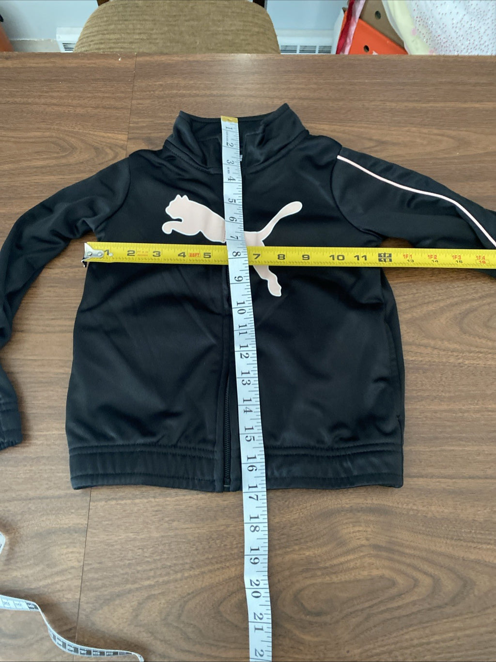 Small Child 4T  PUMA jacket, pink, Black Free Shipping
