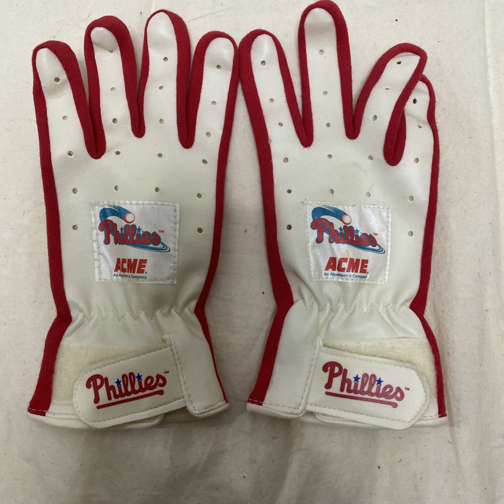 Philadelphia Phillies ACME Vintage MLB Baseball Retro Batting Gloves 