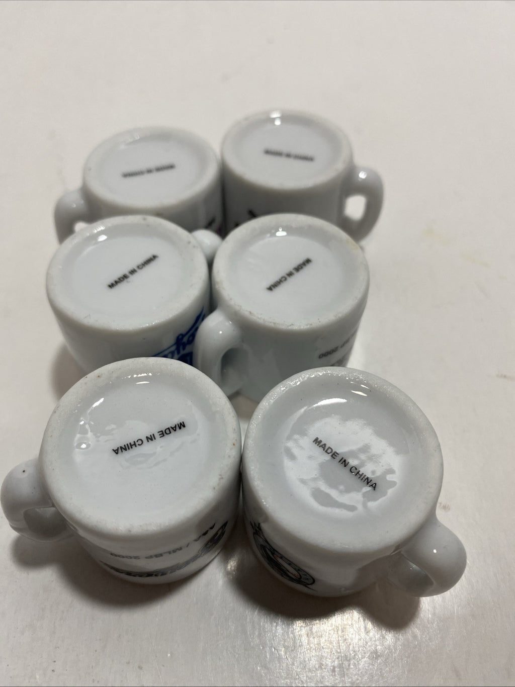 MLB Mini Cups / Mugs Vending Machine Vintage Lot of 6 See Pics