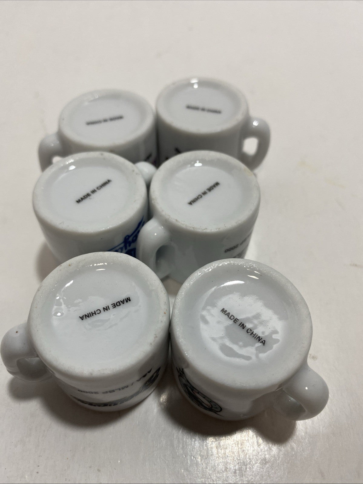 MLB Mini Cups / Mugs Vending Machine Vintage Lot of 6 See Pics
