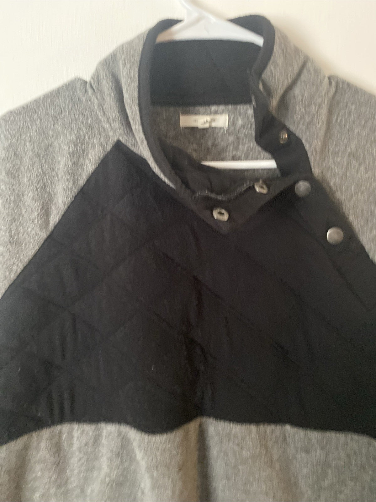 Maurices Women's Long Sleeve  Pullover Tops Sweater With Asymmetrical Snap  XL