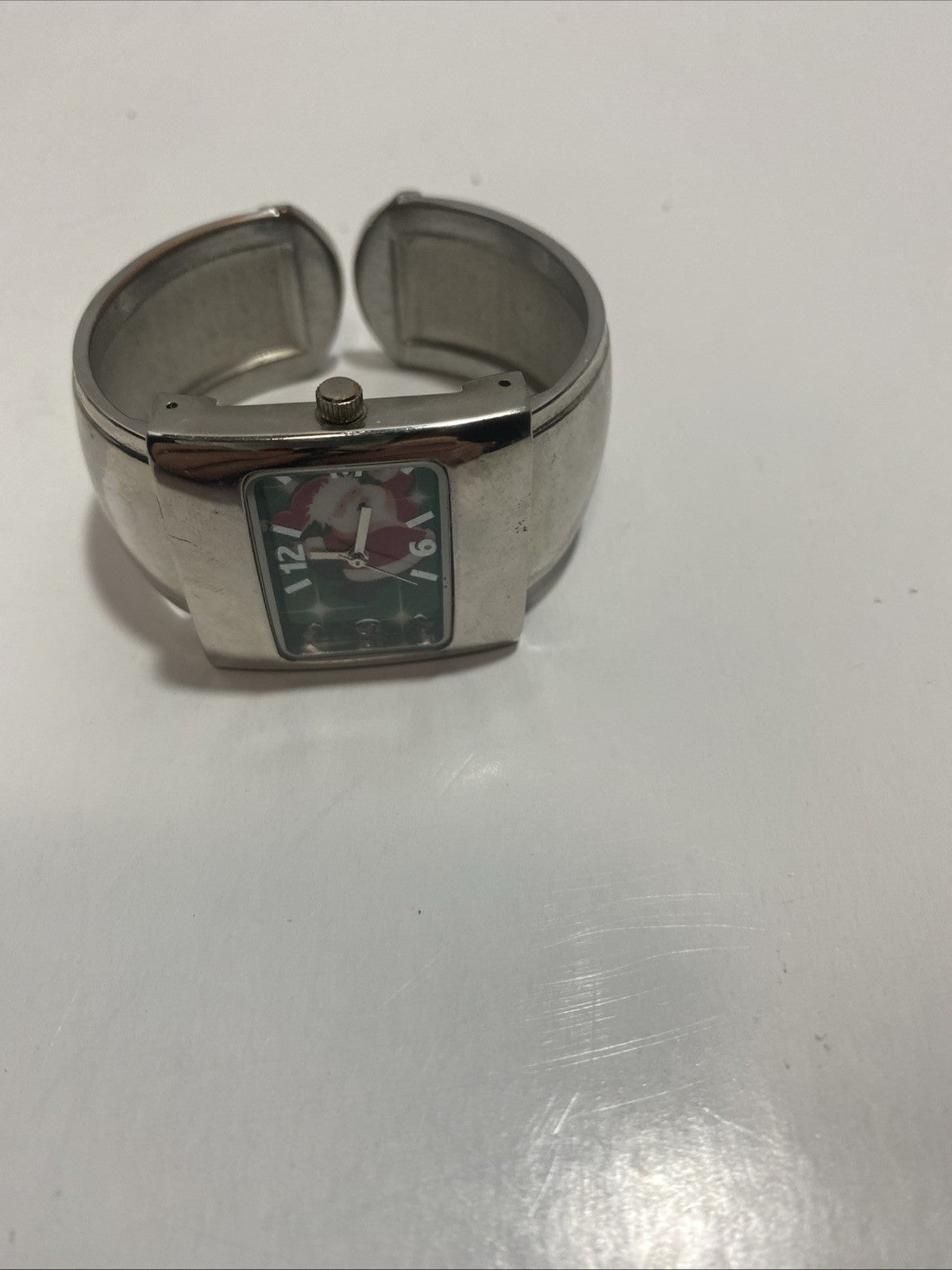 Woman's Quartz Christmas Cuff Watch
