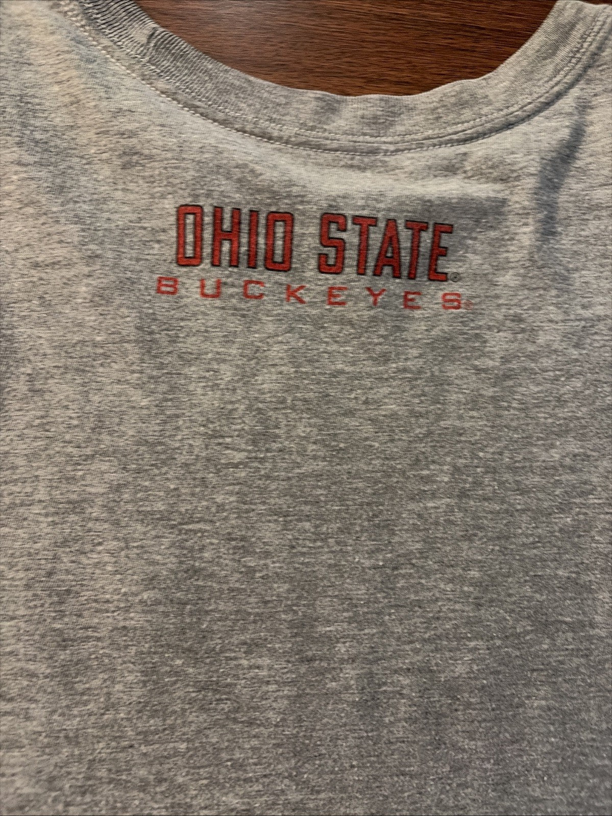 Nike Men’s 3XL Gray Short Sleeve T-Shirt Ohio State Buckeyes Football