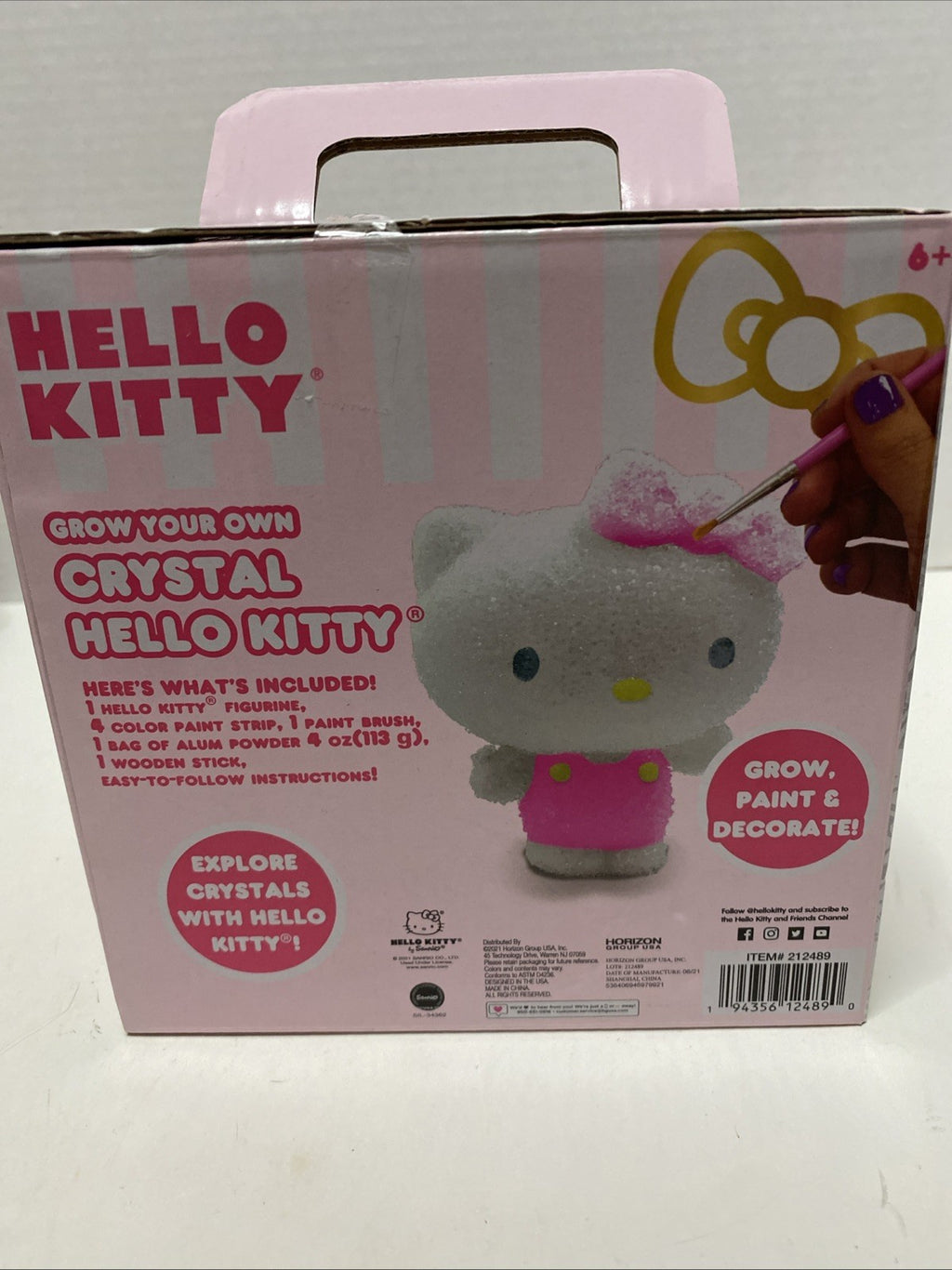 Hello Kitty Grow Your Own Crystal Hello Kitty 1 Set New 2021  Brand New